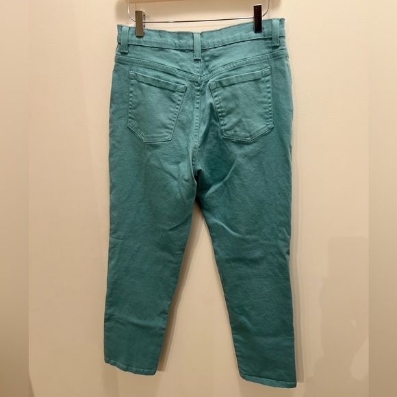 GLORIA VANDERBILT | Teal Coloured Straight Leg Jeans - Picture 4 of 4